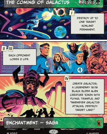 The Coming of Galactus (Borderless)