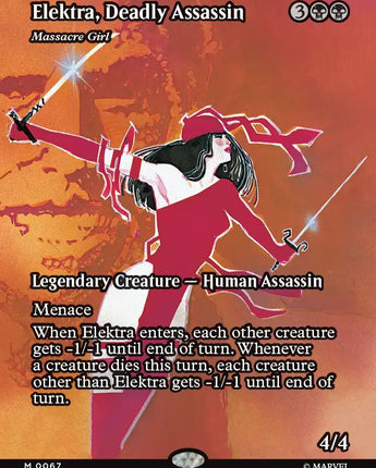 Elektra, Deadly Assassin - Massacre Girl (Borderless)