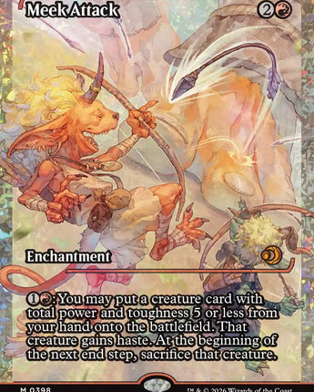 Meek Attack (0398) (Showcase) (Fracture Foil)
