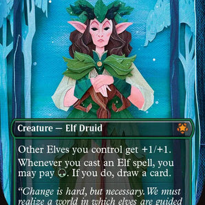 Leaf-Crowned Visionary (Borderless)