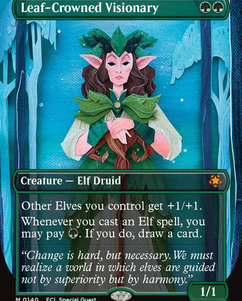 Leaf-Crowned Visionary (Borderless)