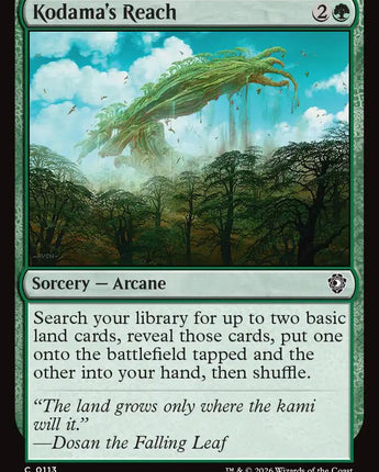 Kodama's Reach