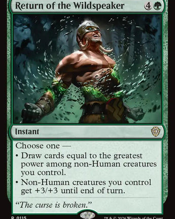 Return of the Wildspeaker
