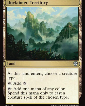 Unclaimed Territory