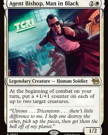 Agent Bishop, Man in Black