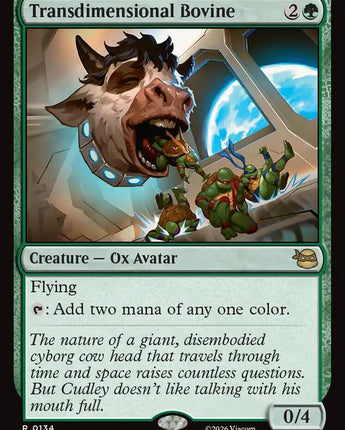 Transdimensional Bovine