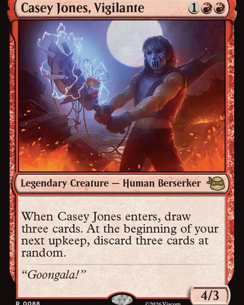 Casey Jones, Vigilante