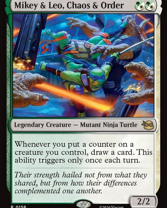 Mikey & Leo, Chaos & Order