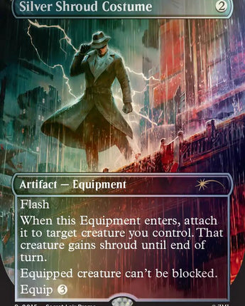 Silver Shroud Costume