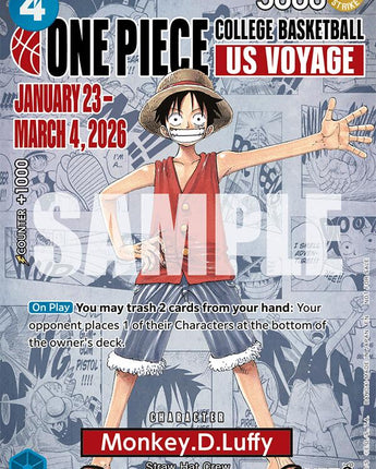 Monkey.D.Luffy (055) (College Basketball US Voyage)