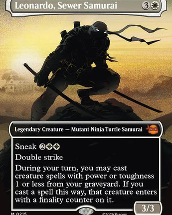 Leonardo, Sewer Samurai (Borderless)