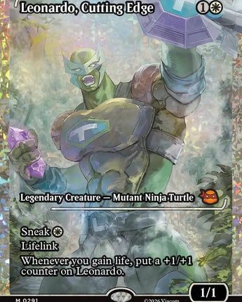 Leonardo, Cutting Edge (Showcase) (Fracture Foil)