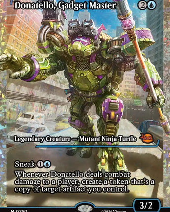 Donatello, Gadget Master (Showcase) (Fracture Foil)