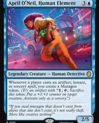 April O'Neil, Human Element
