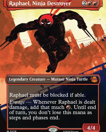 Raphael, Ninja Destroyer (Borderless)