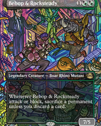 Bebop & Rocksteady (Borderless)
