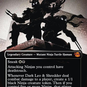 Dark Leo & Shredder (Borderless)