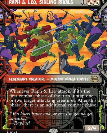 Raph & Leo, Sibling Rivals (Showcase)