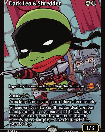 Dark Leo & Shredder (Showcase)