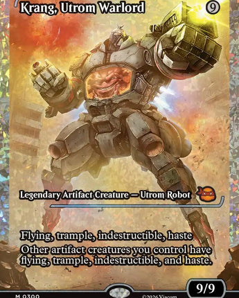Krang, Utrom Warlord (Showcase) (Fracture Foil)