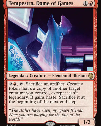 Tempestra, Dame of Games