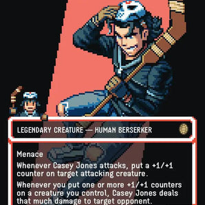 Casey Jones, Back Alley Brute (Borderless) (Surge Foil)