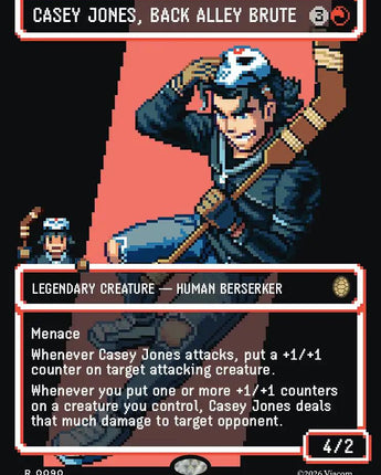 Casey Jones, Back Alley Brute (Borderless) (Surge Foil)
