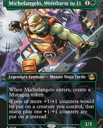 Michelangelo, Weirdness to 11 (Borderless)