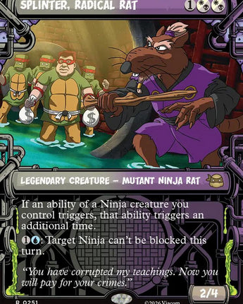 Splinter, Radical Rat (Showcase)