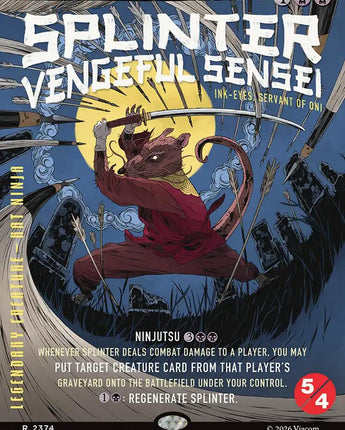 Splinter, Vengeful Sensei - Ink-Eyes, Servant of Oni