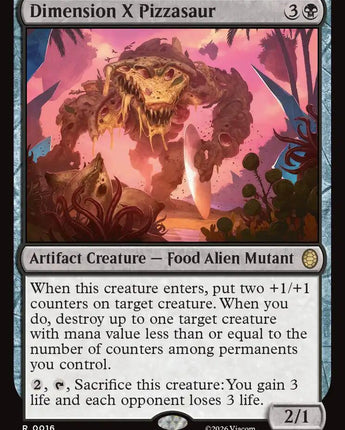 Dimension X Pizzasaur (Surge Foil)