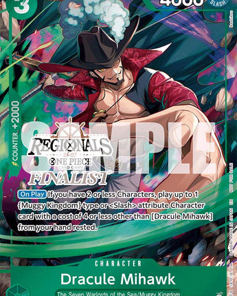 Dracule Mihawk (Regionals Finalist Card Set 26-27)