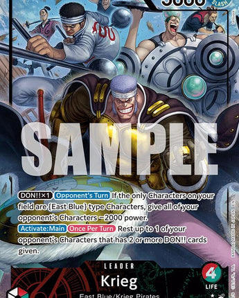 Krieg (OP15-001) (Alternate Art)
