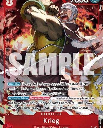 Krieg (OP15-008) (Alternate Art)