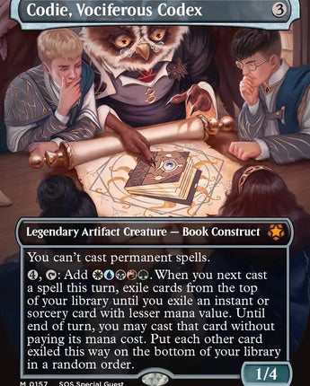 Codie, Vociferous Codex (Borderless)