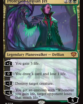 Professor Dellian Fel