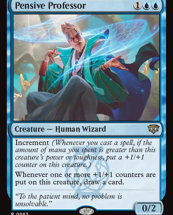 Pensive Professor