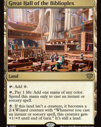 Great Hall of the Biblioplex