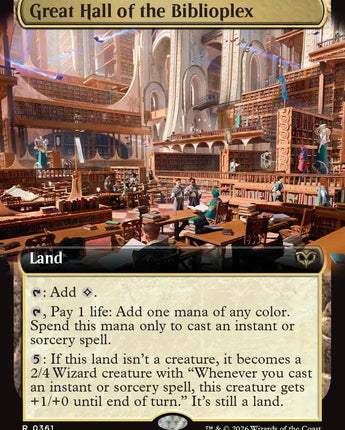 Great Hall of the Biblioplex (Extended Art)