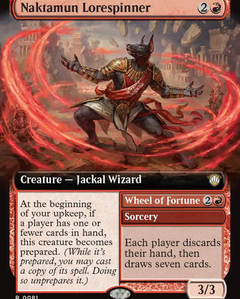 Naktamun Lorespinner (Extended Art)
