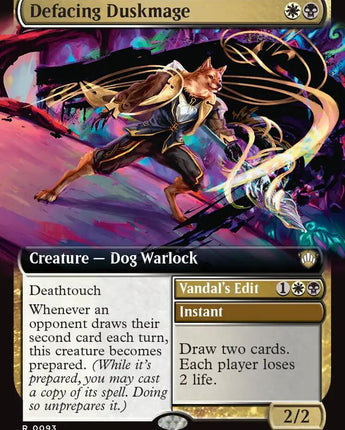 Defacing Duskmage (Extended Art)