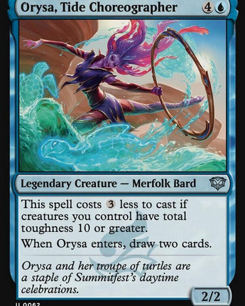 Orysa, Tide Choreographer