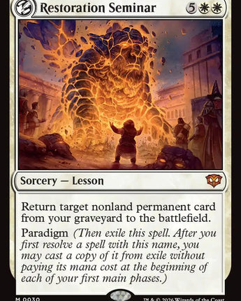 Restoration Seminar
