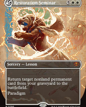 Restoration Seminar (Borderless)