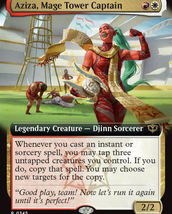 Aziza, Mage Tower Captain (Extended Art)