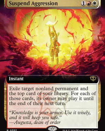 Suspend Aggression (Extended Art)