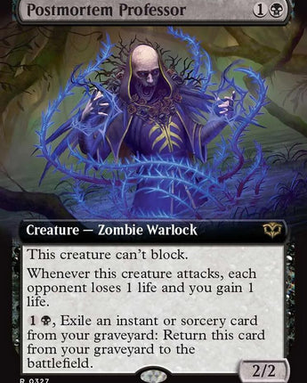 Postmortem Professor (Extended Art)