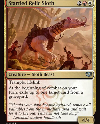 Startled Relic Sloth