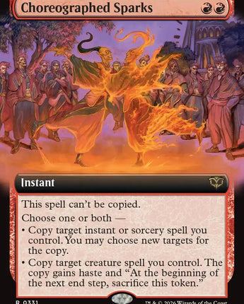 Choreographed Sparks (Extended Art)
