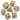 Foam Brain Inclusion Dice RPG Dice Set (7) - Bubble Bath Duck